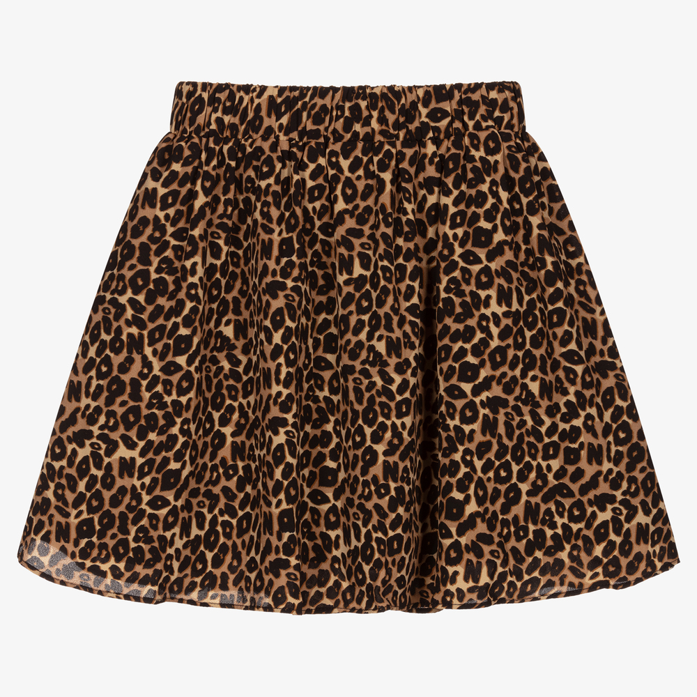 NIK&NIK-Коричневая юбка с леопардовым принтом для подростков | Childrensalon Outlet