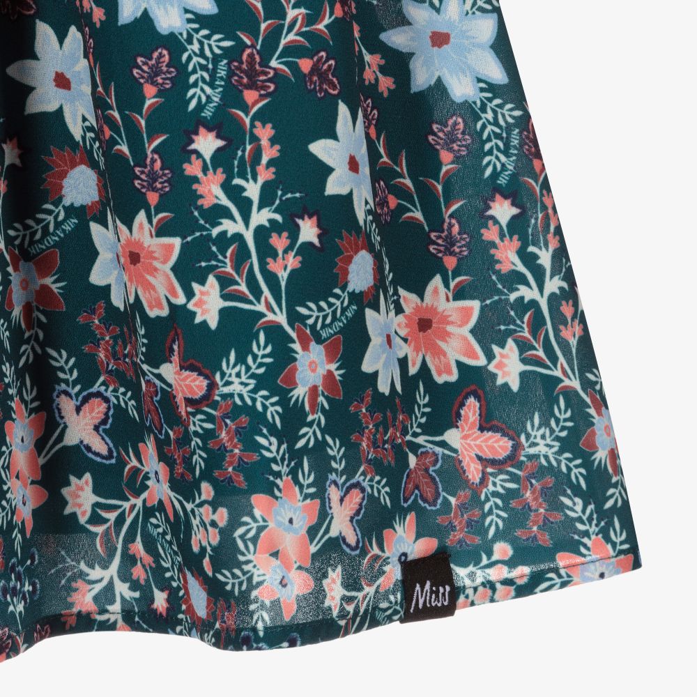 NIK&NIK-Teen Girls Green Floral Skirt | Childrensalon Outlet