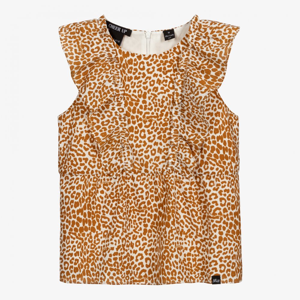 NIK&NIK - Блузка с леопардовым принтом для подростков | Childrensalon