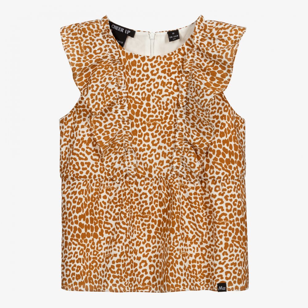 NIK&NIK - Teen Girls Leopard Blouse | Childrensalon