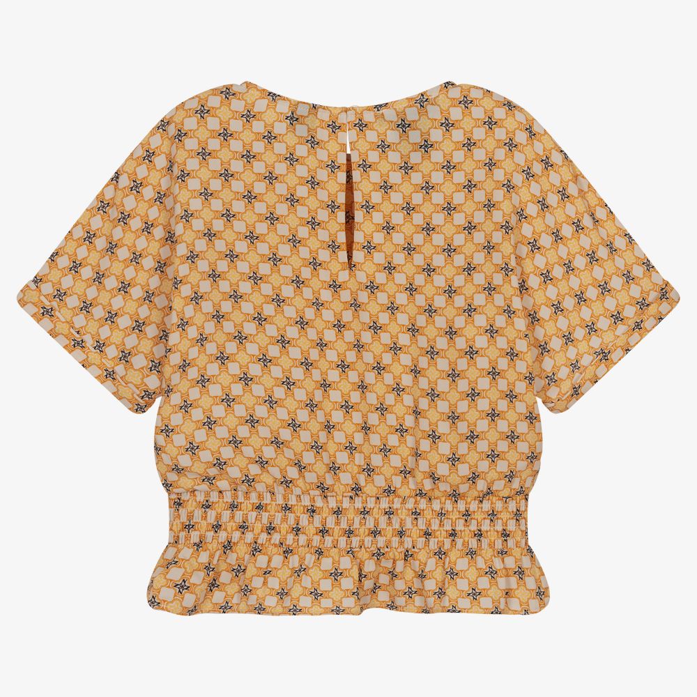 NIK&NIK-Teen Girls Yellow Crêpe Blouse | Childrensalon Outlet