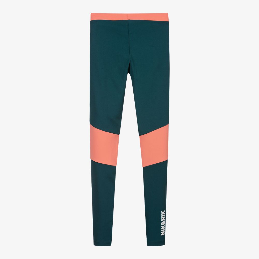 NIK&NIK-Зеленые спортивные легинсы для подростков | Childrensalon Outlet