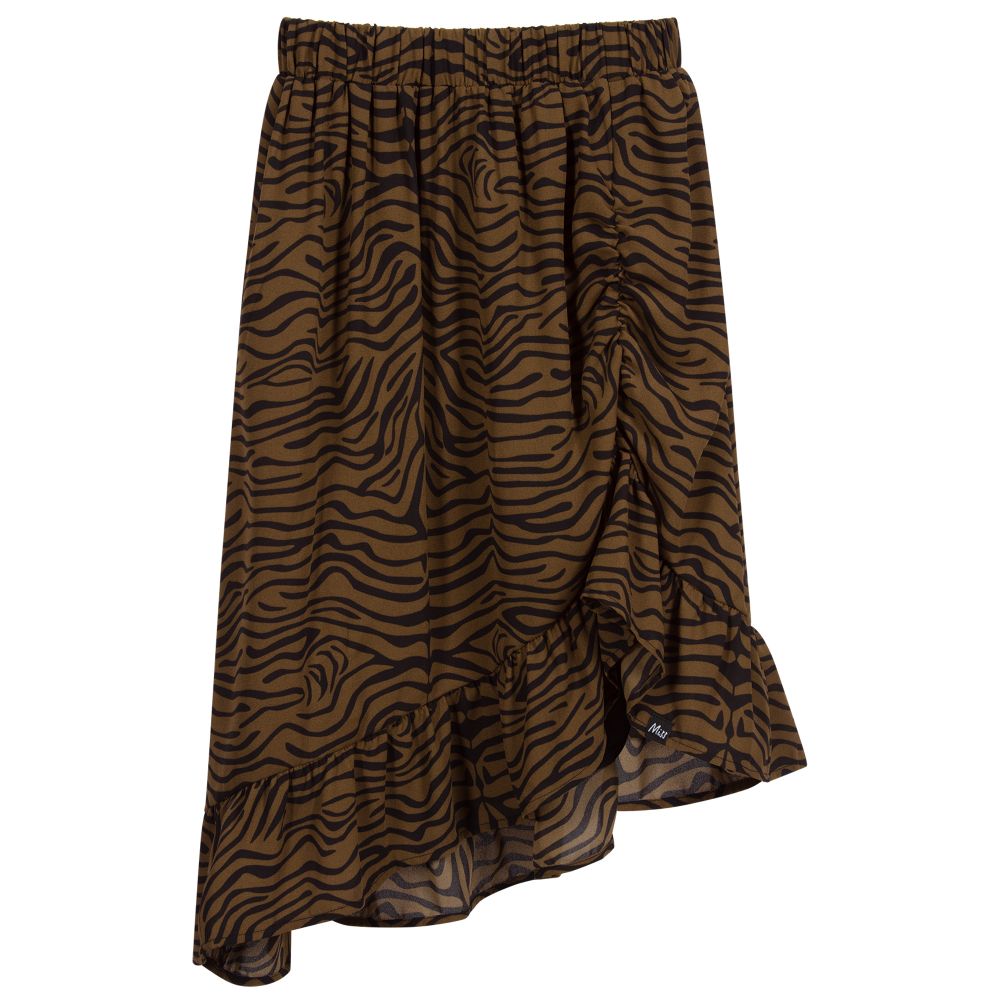 NIK&NIK - Teen Green Zebra Midi Skirt | Childrensalon