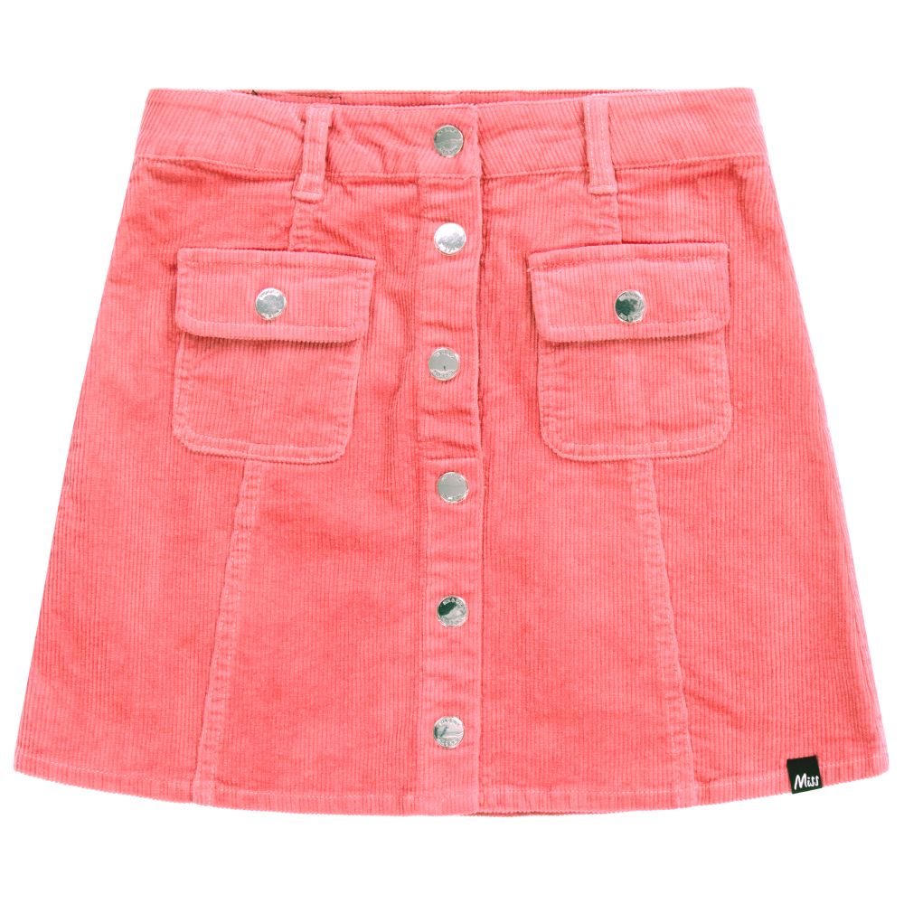 NIK&NIK - Розовая вельветовая юбка с логотипом для подростков | Childrensalon