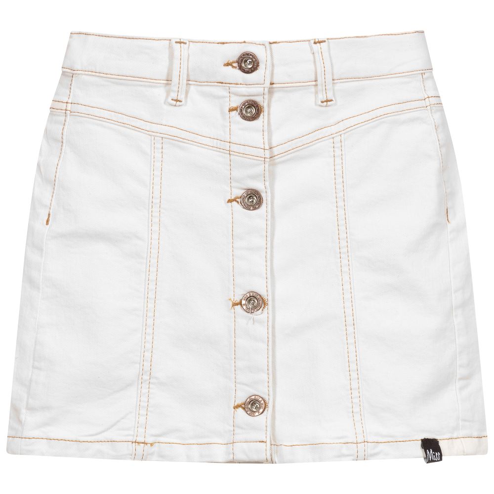 NIK&NIK - Белая джинсовая мини-юбка для подростков | Childrensalon