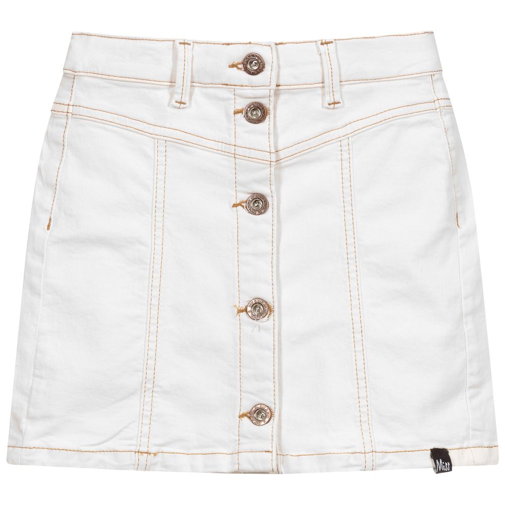 NIK&NIK - Teen White Denim Mini Skirt | Childrensalon