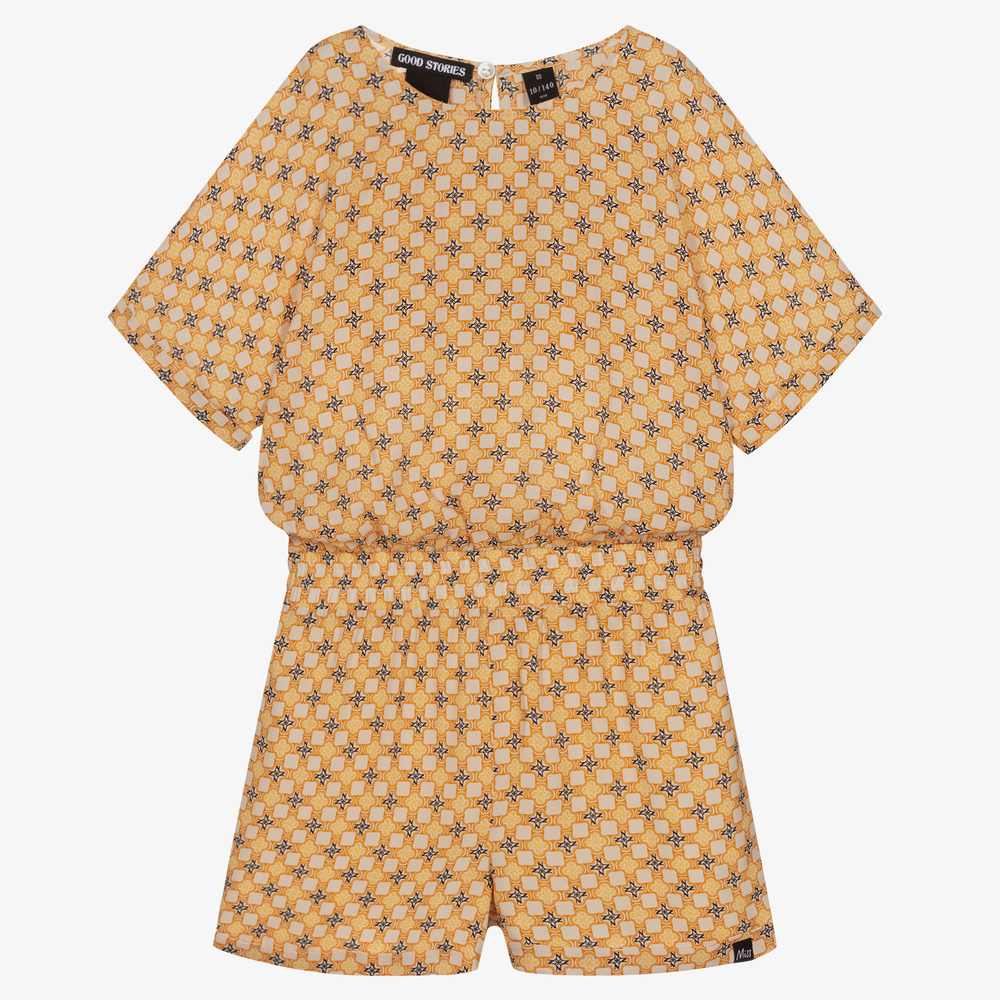 NIK&NIK - Gelber Teen Crêpe-Jumpsuit | Childrensalon