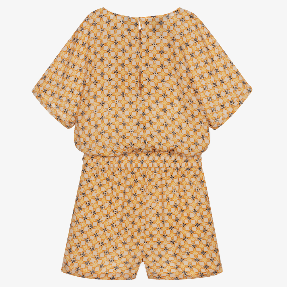 NIK&NIK-Teen Yellow Crêpe Playsuit | Childrensalon Outlet