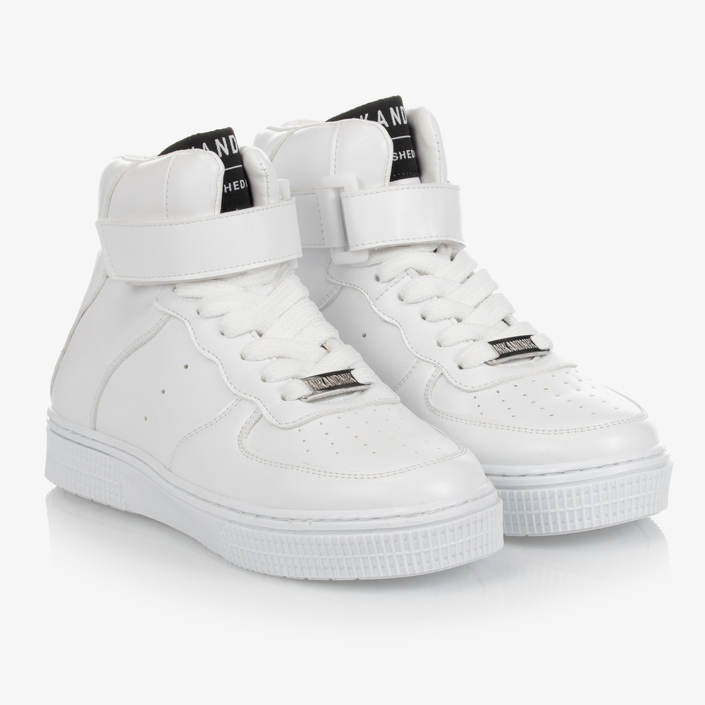 NIK&NIK - White High-Top Trainers | Childrensalon