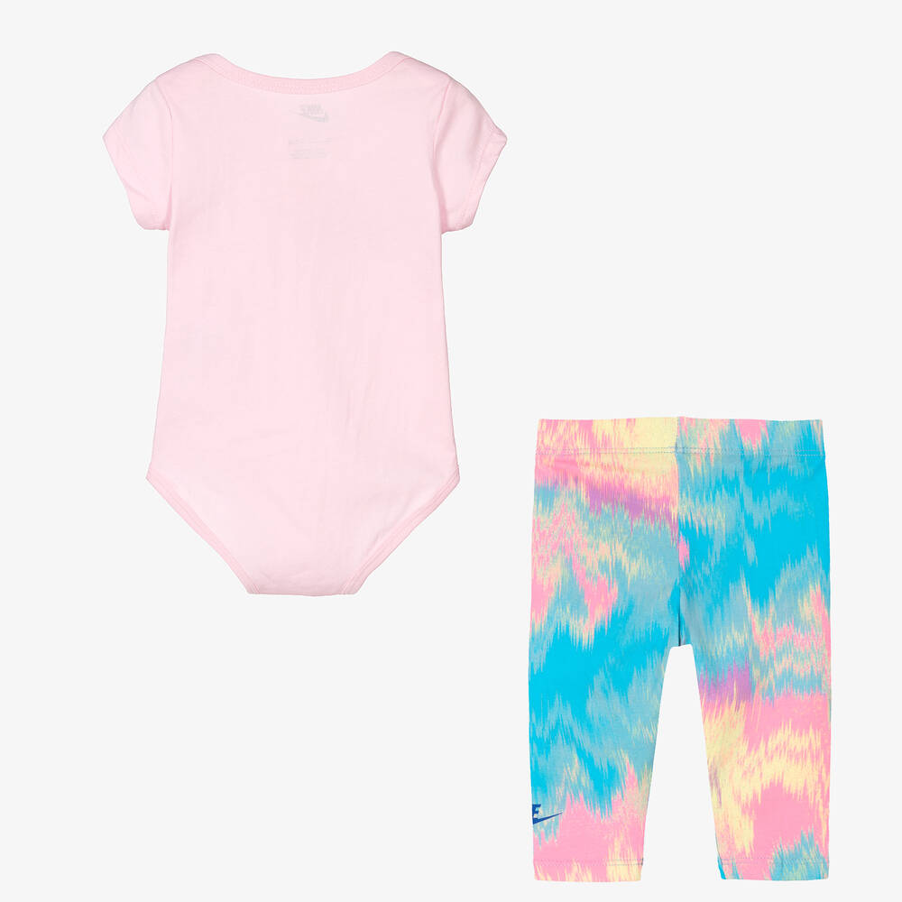 Nike Baby Girls Pink Logo Leggings Set Childrensalon Outlet