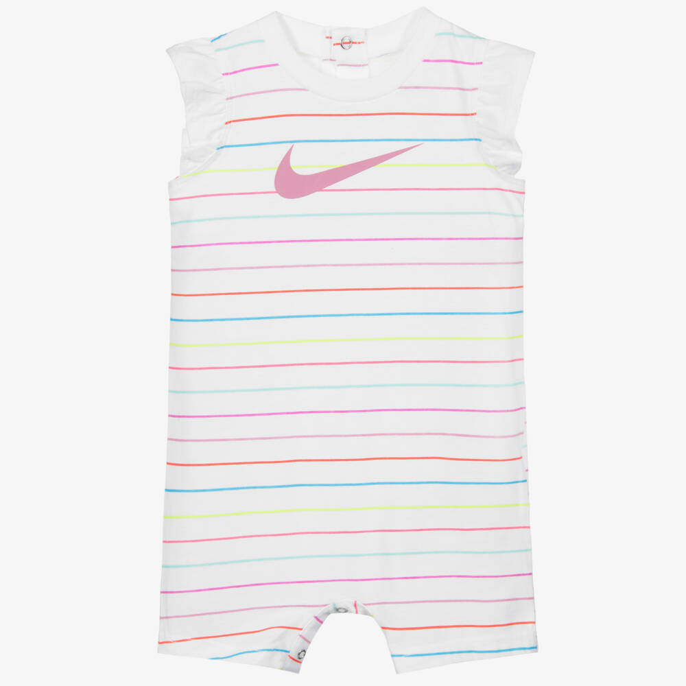 Nike-Baby Girls Striped Shortie | Childrensalon Outlet