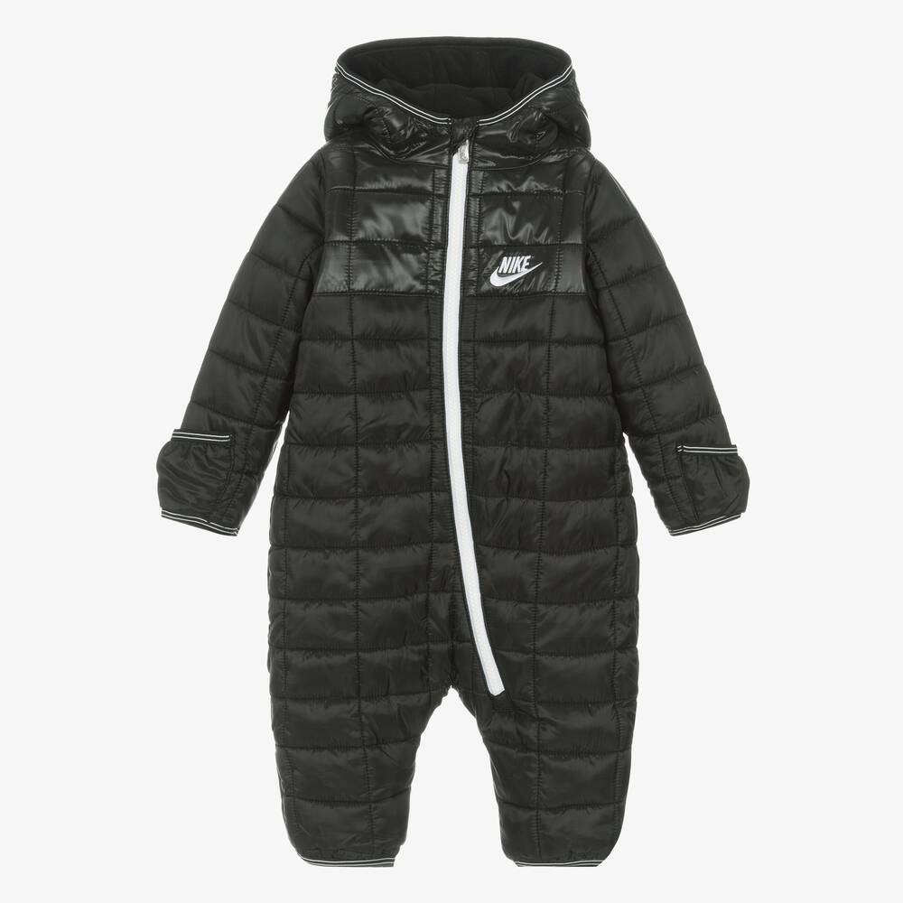 Nike - Black Padded Baby Snowsuit | Childrensalon