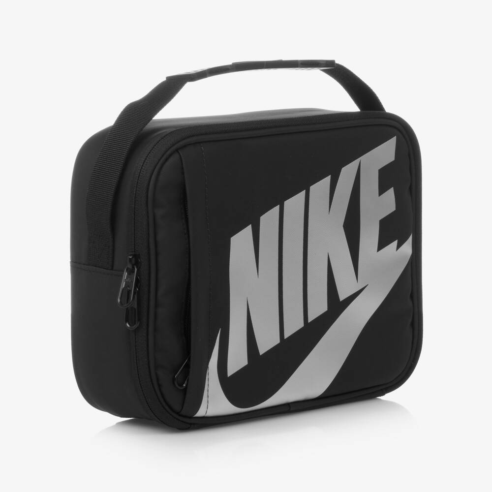 Nike-Black Swoosh Logo Lunch Bag (26cm) | Childrensalon Outlet