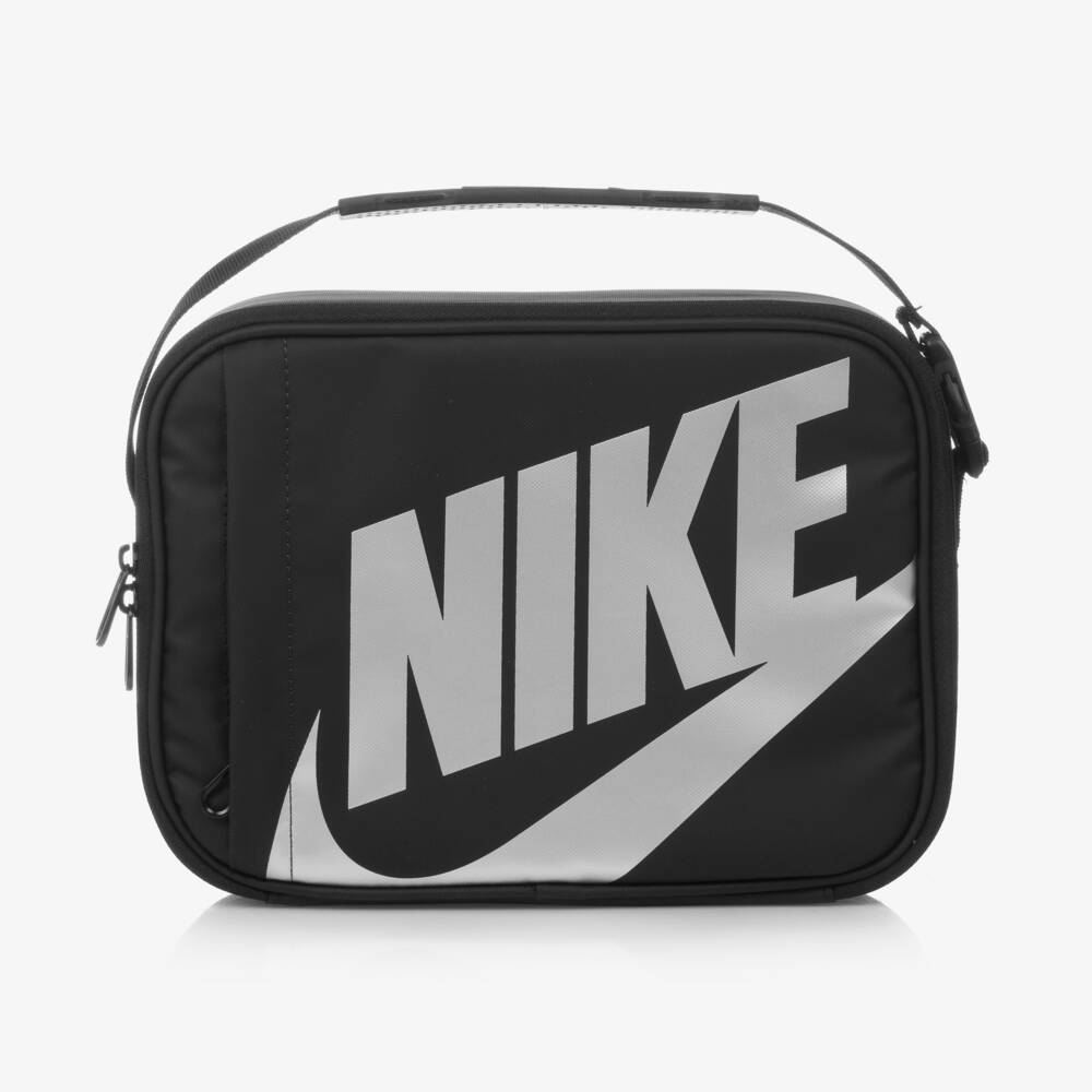 Nike-Black Swoosh Logo Lunch Bag (26cm) | Childrensalon Outlet