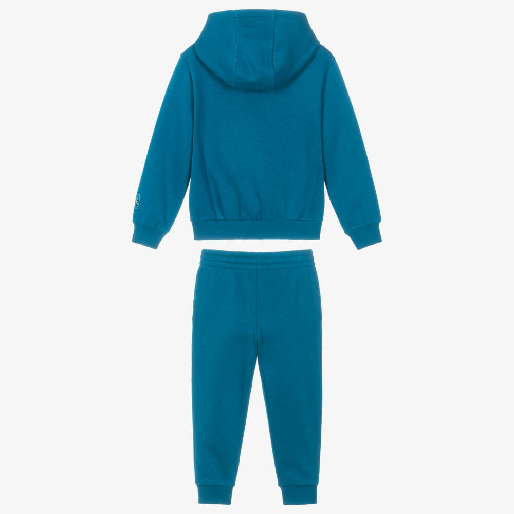 Nike-Blue Kylian Mbappé Hooded Tracksuit | Childrensalon Outlet