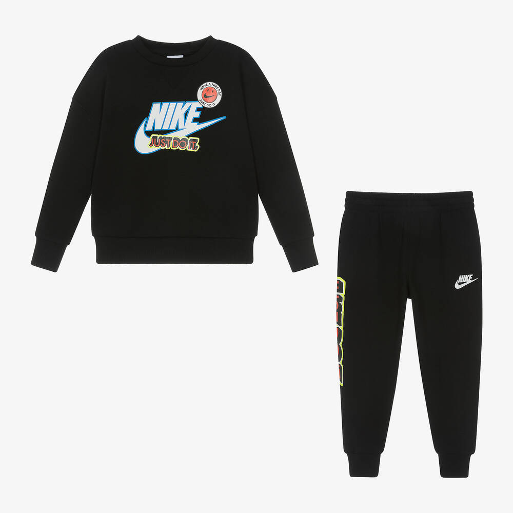 Nike graphic tracksuit set top