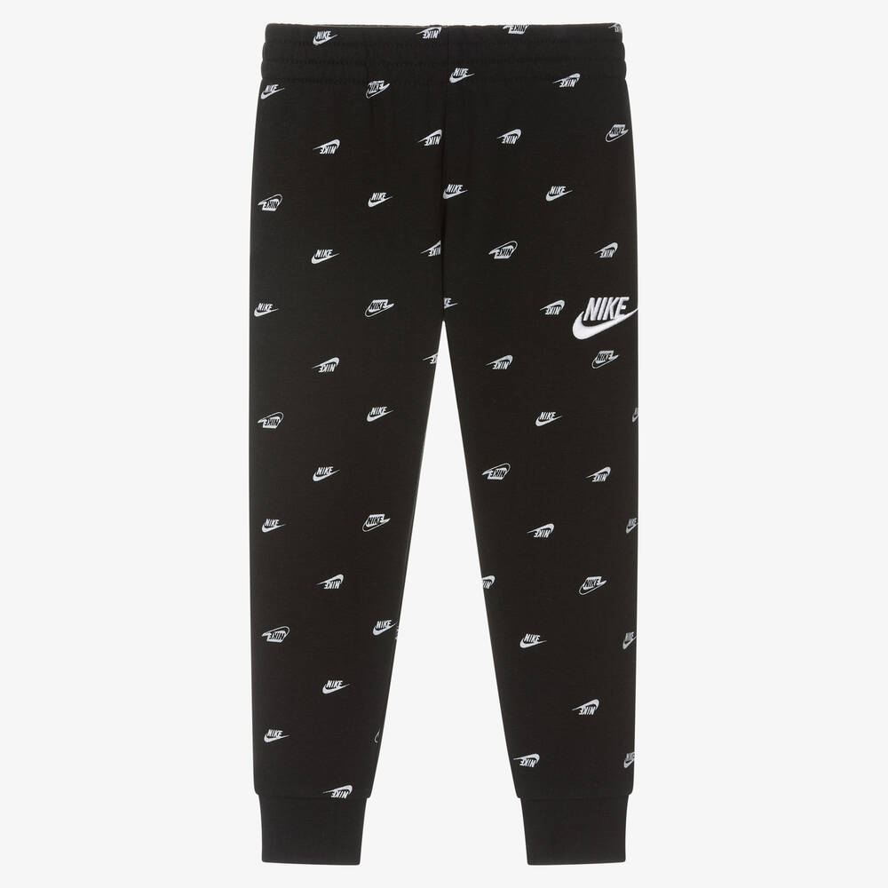 Nike - Boys Black Logo Joggers | Childrensalon