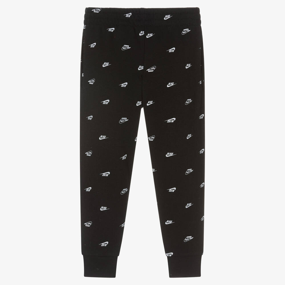 Nike Boys Black Logo Joggers