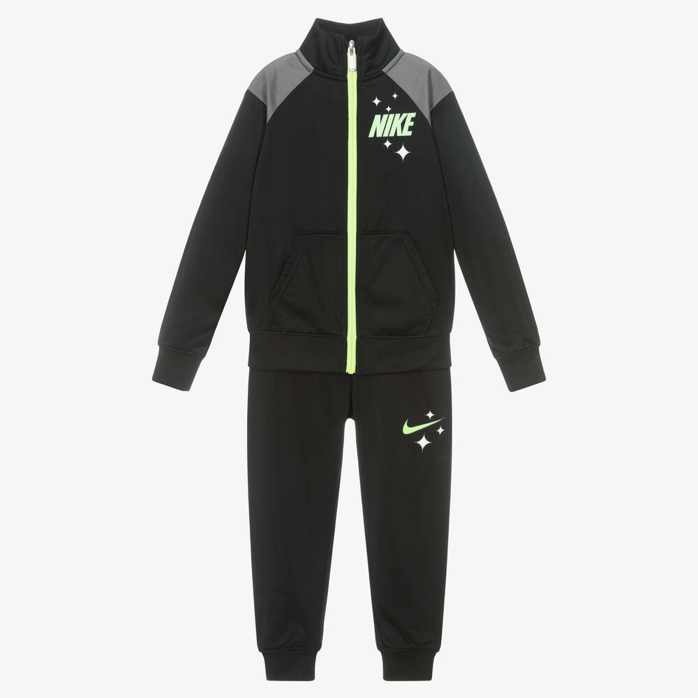 Nike - بدلة رياضية جيرسي لون أسود للأولاد | Childrensalon