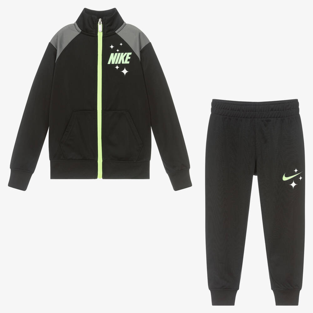 Nike Boys Black Logo Tracksuit Childrensalon Outlet