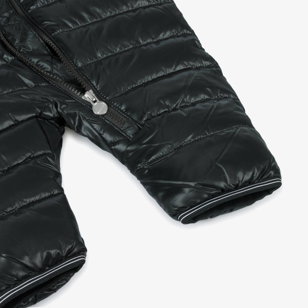 Nike-Boys Black Padded Logo Snow Suit | Childrensalon Outlet