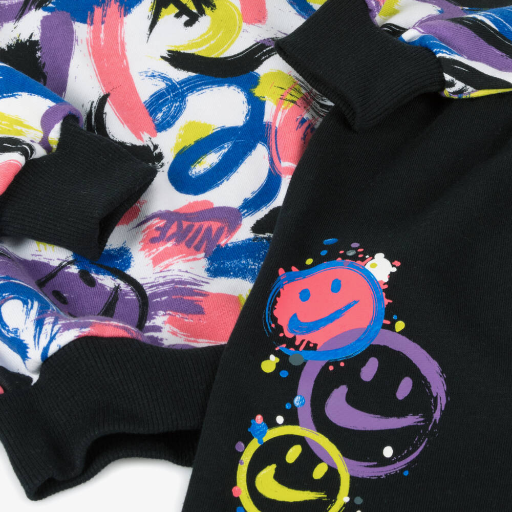 Nike-Boys Black Playful Pattern Set | Childrensalon Outlet