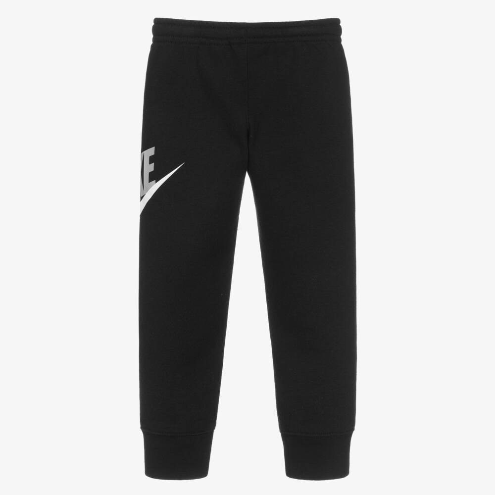 Nike-Boys Black Swoosh Logo Joggers | Childrensalon Outlet