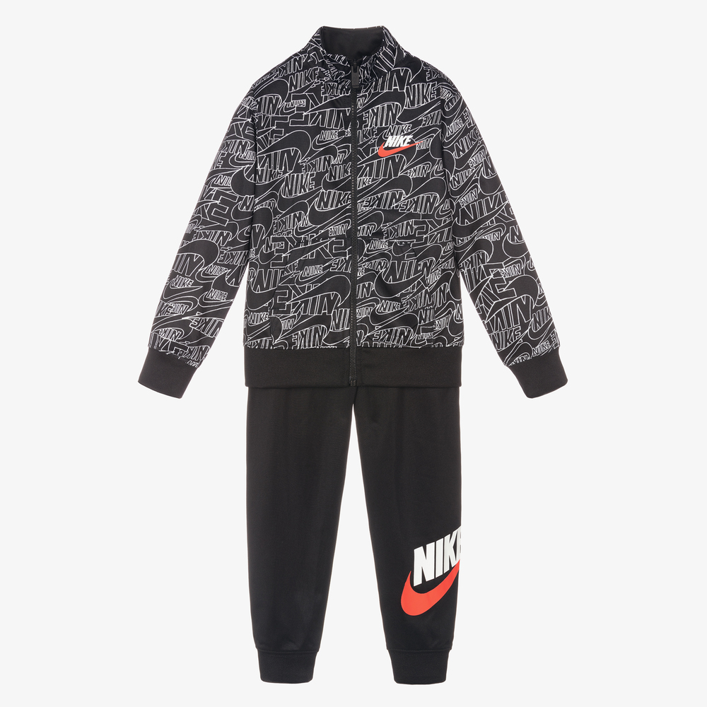 Nike - Boys Black Tracksuit | Childrensalon