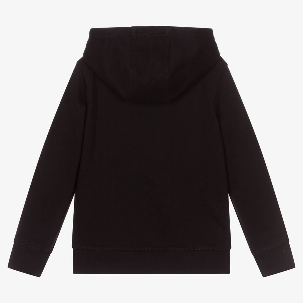 Nike-Boys Black Zip-Up Hooded Top | Childrensalon Outlet