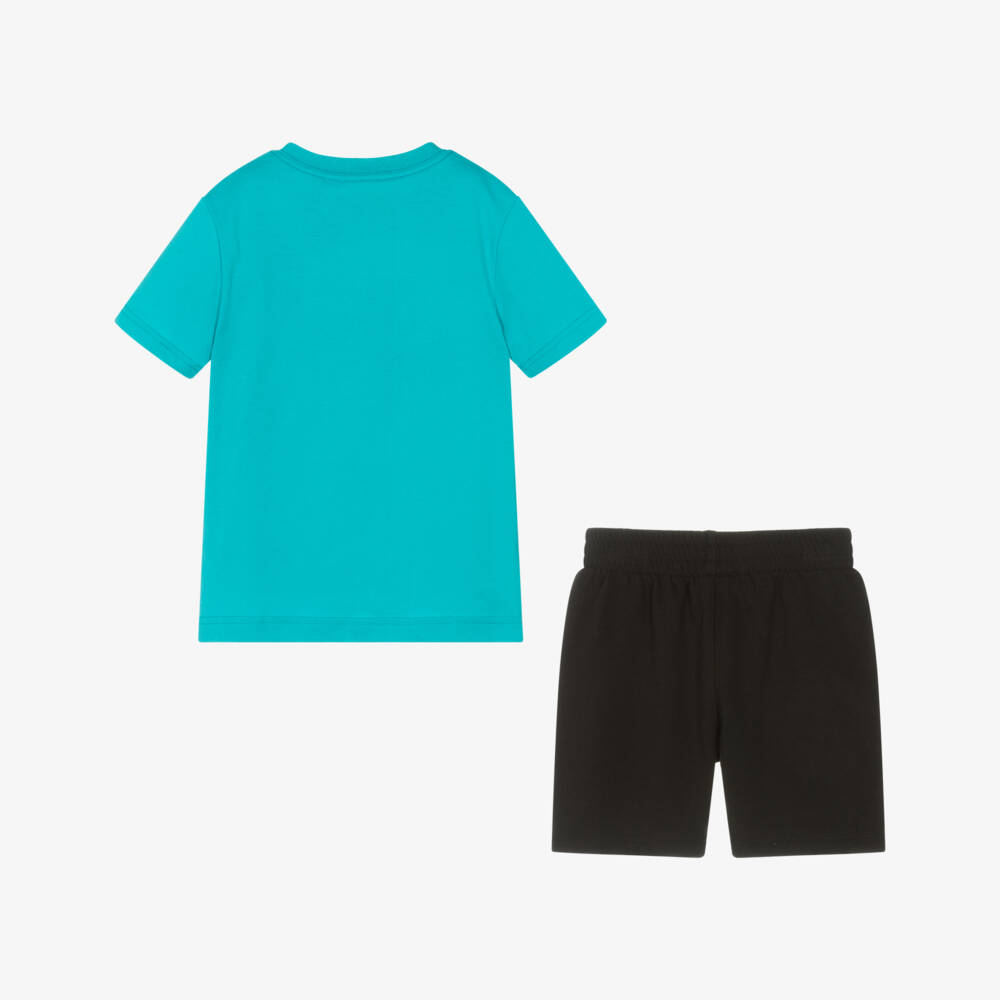 Nike-Boys Blue & Charcoal Logo Set | Childrensalon Outlet