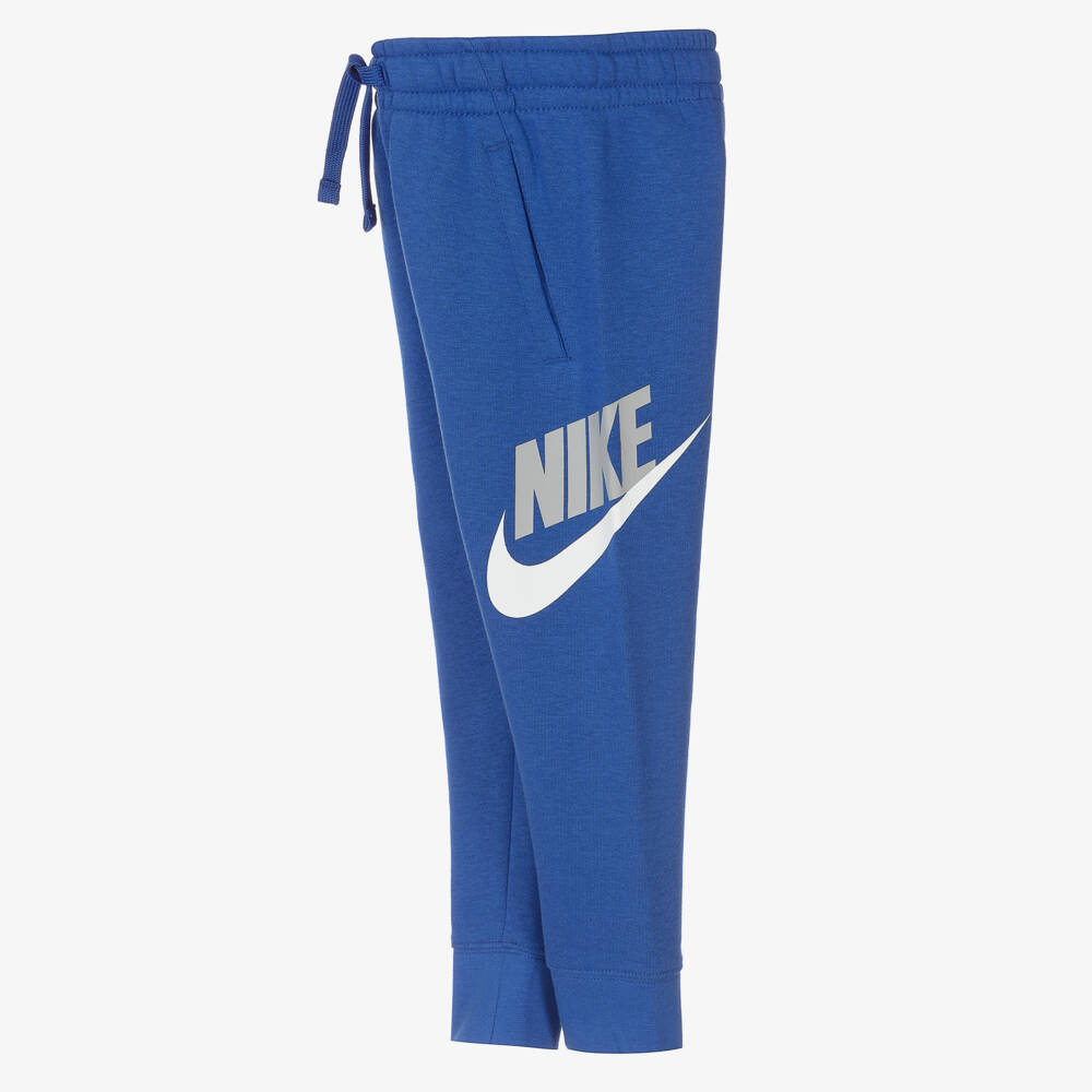 Nike-Синие хлопковые джоггеры с логотипом для мальчиков | Childrensalon Outlet