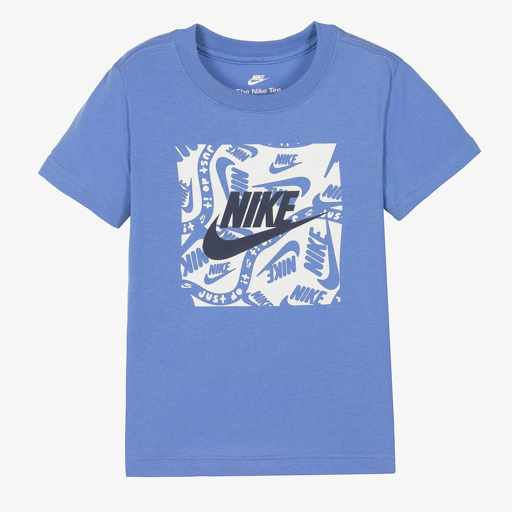 Boys Blue Cotton T Shirt