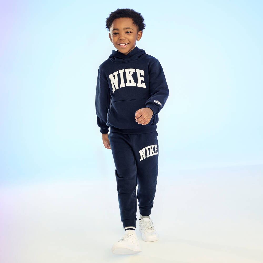 Nike-Boys Cosy Navy Joggers | Childrensalon Outlet