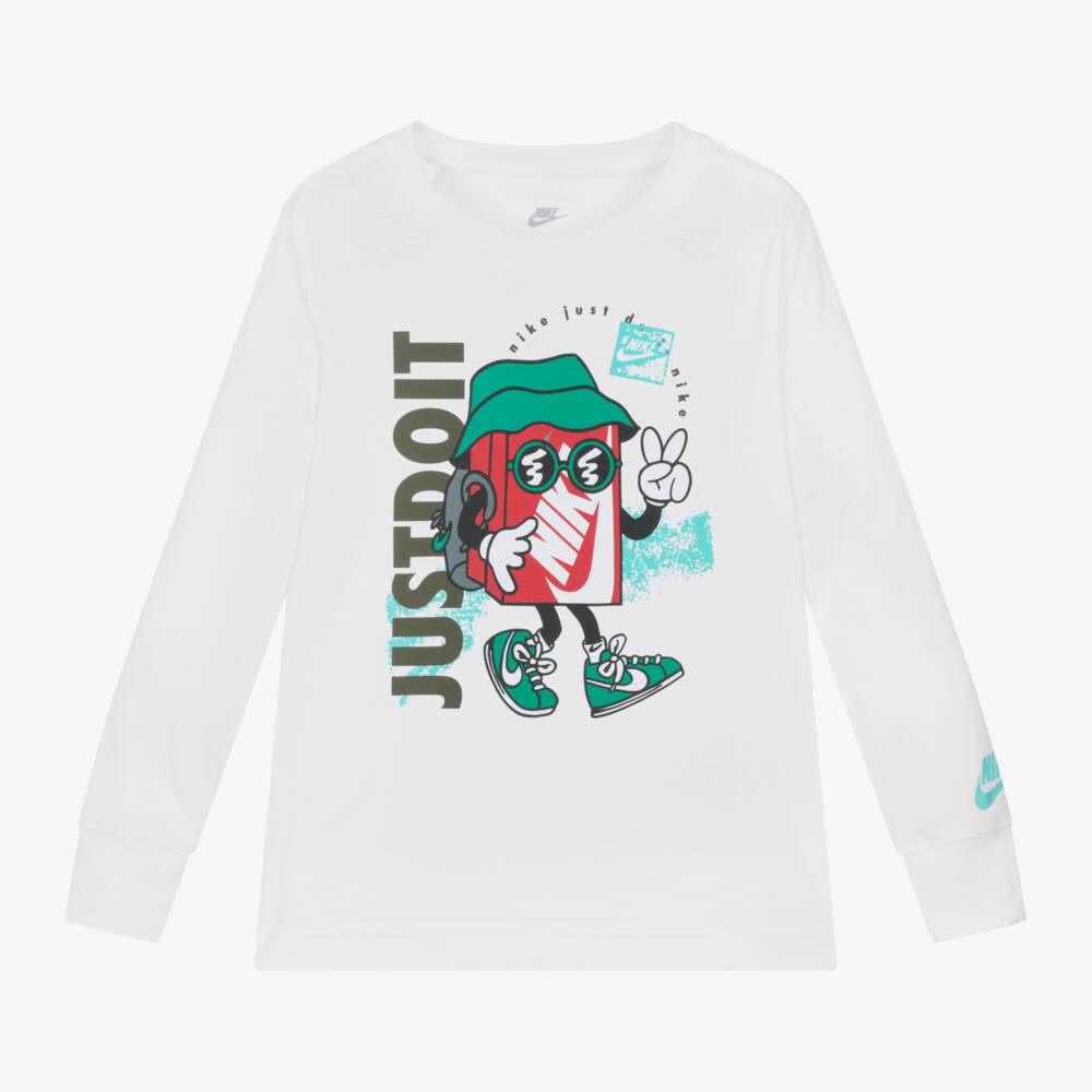 Nike-Boys Graphic Cotton Jersey Tee | Childrensalon Outlet