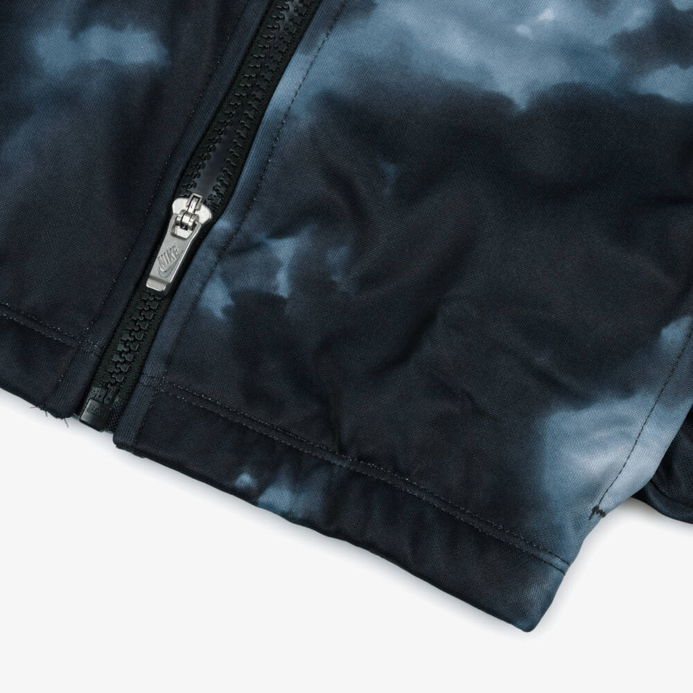 Nike-Boys Grey & Blue Tracksuit with Stand-Up Collar | Childrensalon Outlet