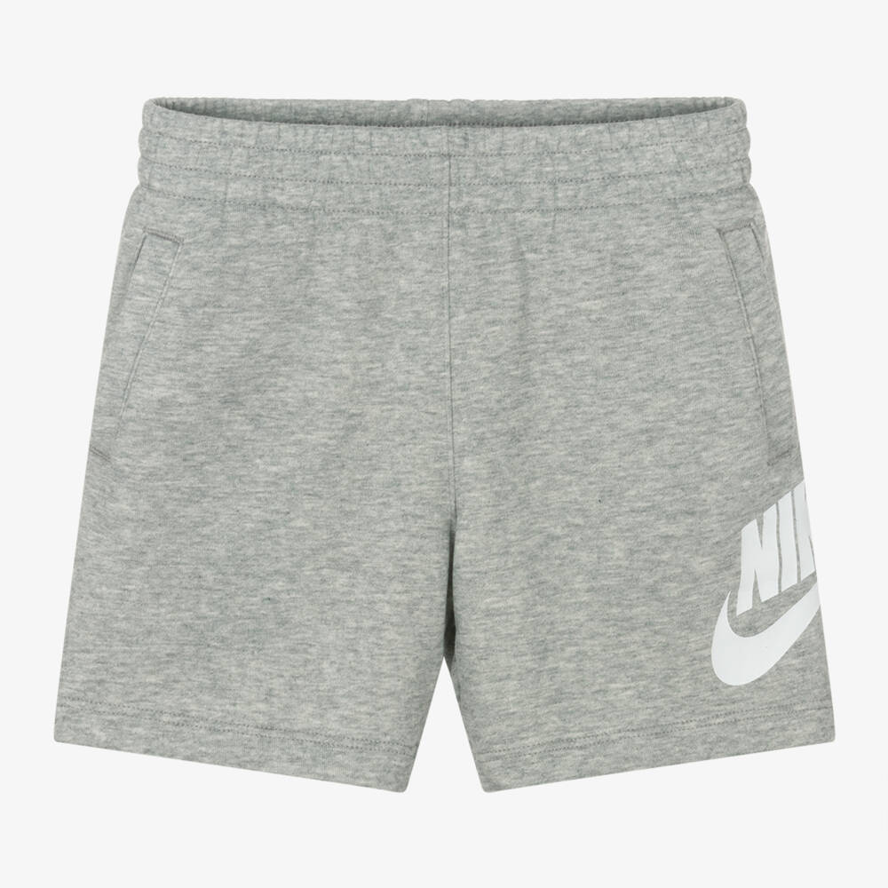 Nike-Boys Grey Jersey Comfort Shorts | Childrensalon Outlet