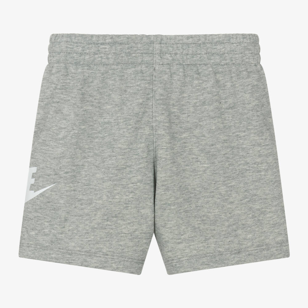 Nike-Boys Grey Jersey Comfort Shorts | Childrensalon Outlet