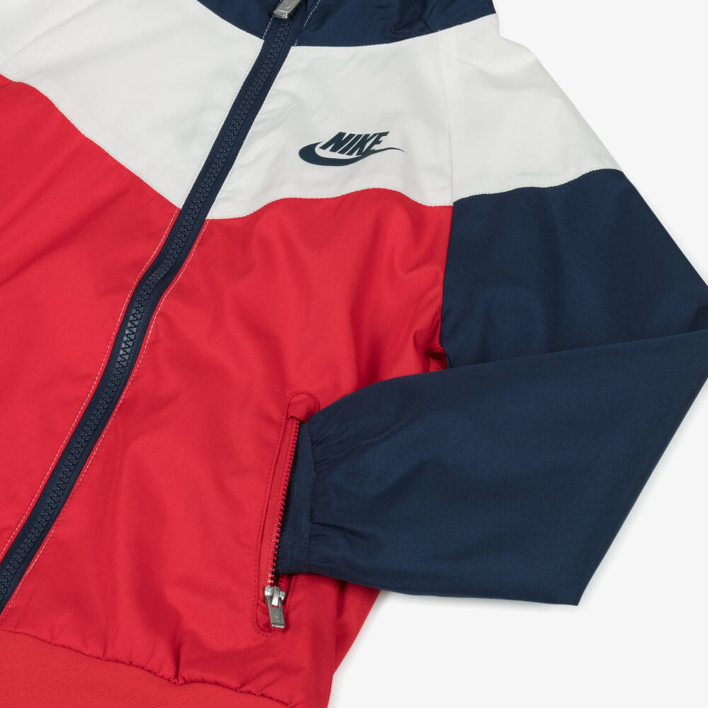 Nike-Ветровка синяя и красная для мальчиков | Childrensalon Outlet