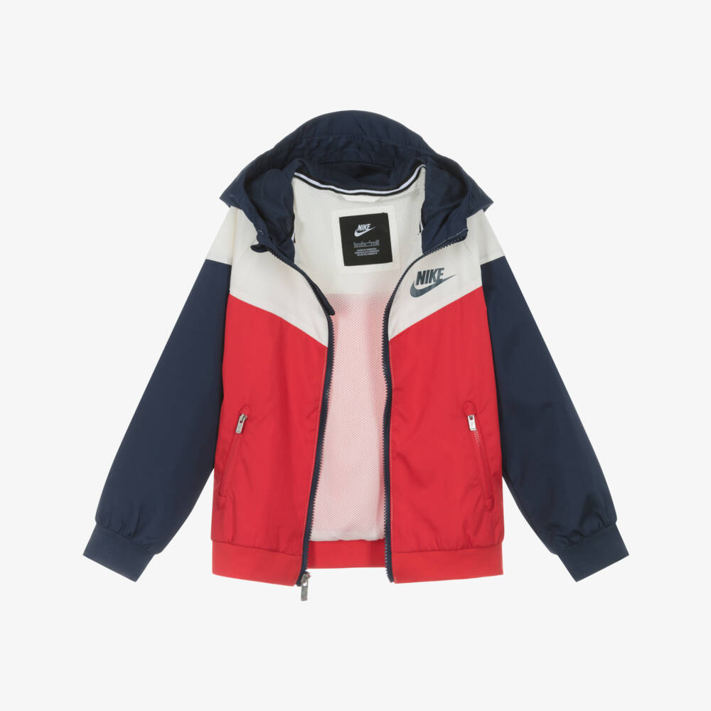 Nike-Ветровка синяя и красная для мальчиков | Childrensalon Outlet