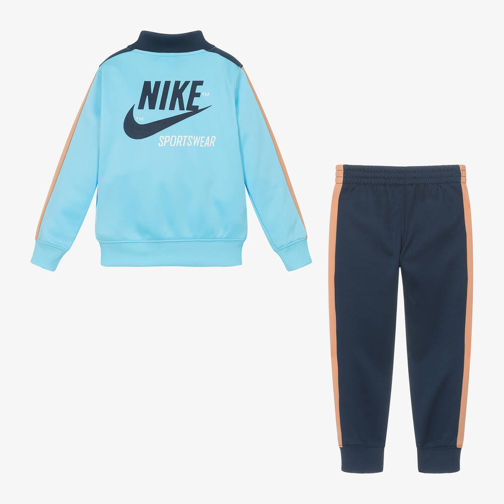 Nike Boys Navy Blue Swoosh Tracksuit