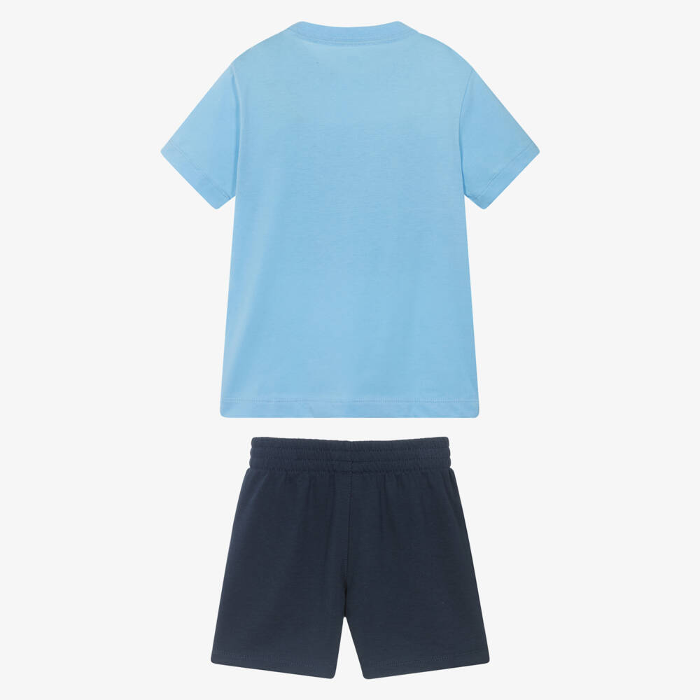 نايك-طقم قطعتين للأولاد بلون كحلي مع شعار | Childrensalon Outlet