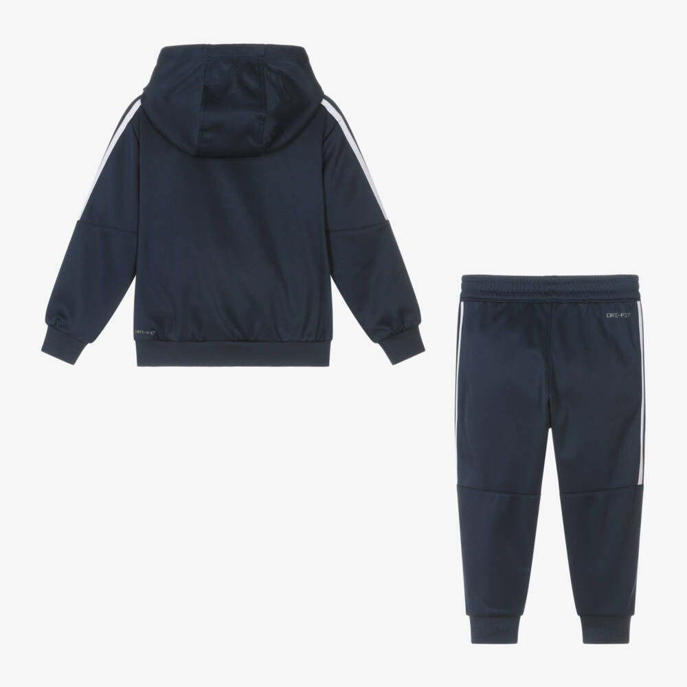 Nike-Boys Navy Signature Tracksuit Set | Childrensalon Outlet