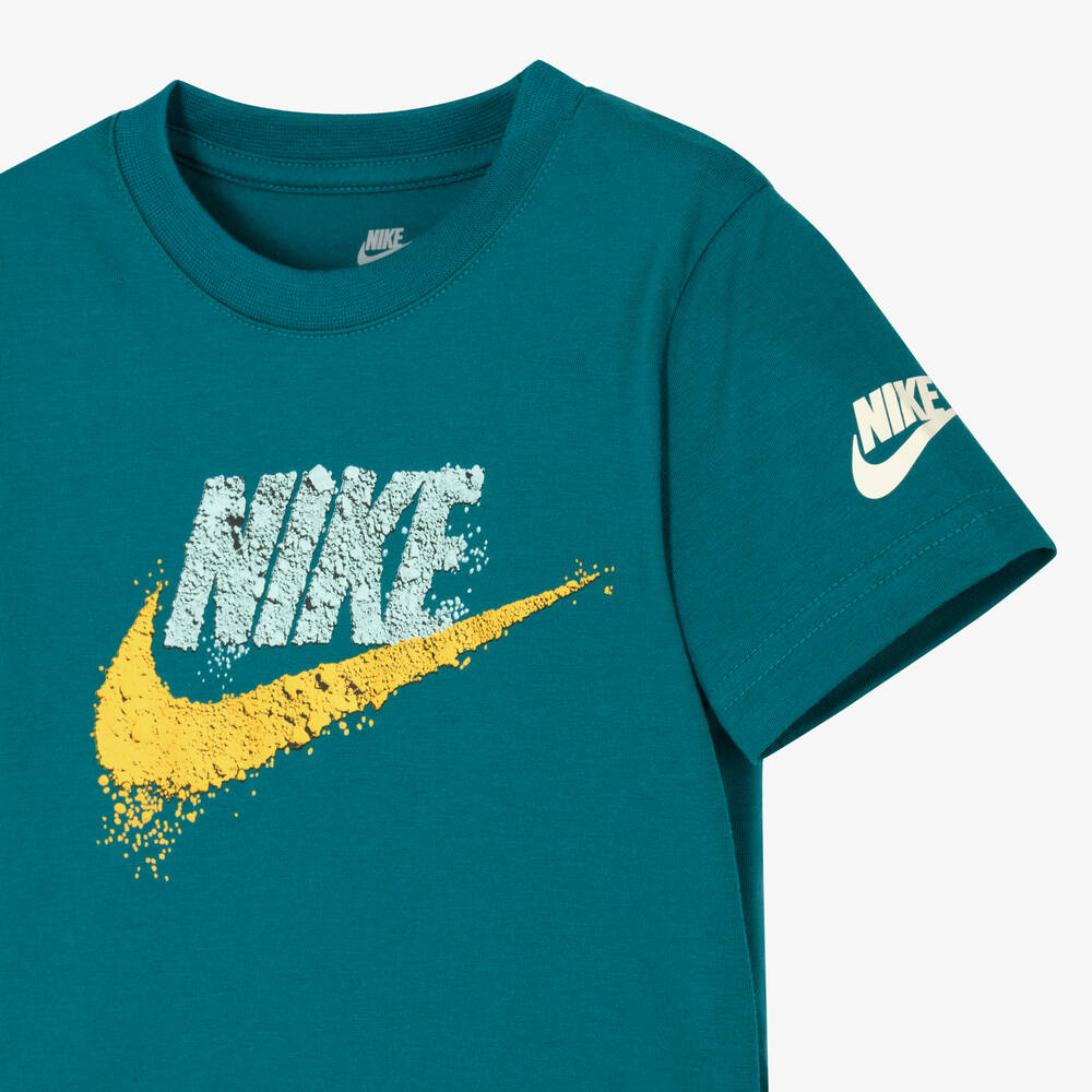 green and yellow nike shirt