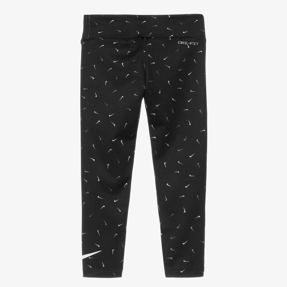 Nike swoosh leggings black hotsell
