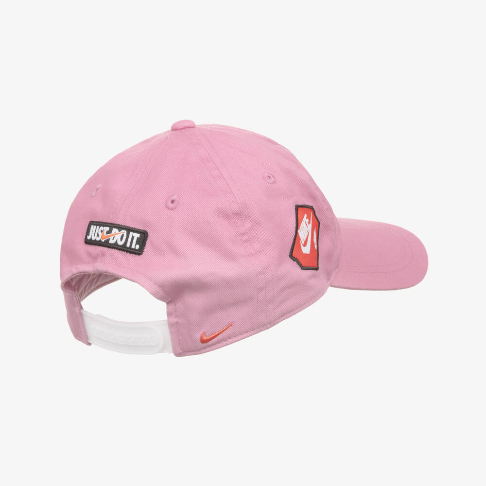 Nike-Girls Cotton Twill Logo Hat | Childrensalon Outlet