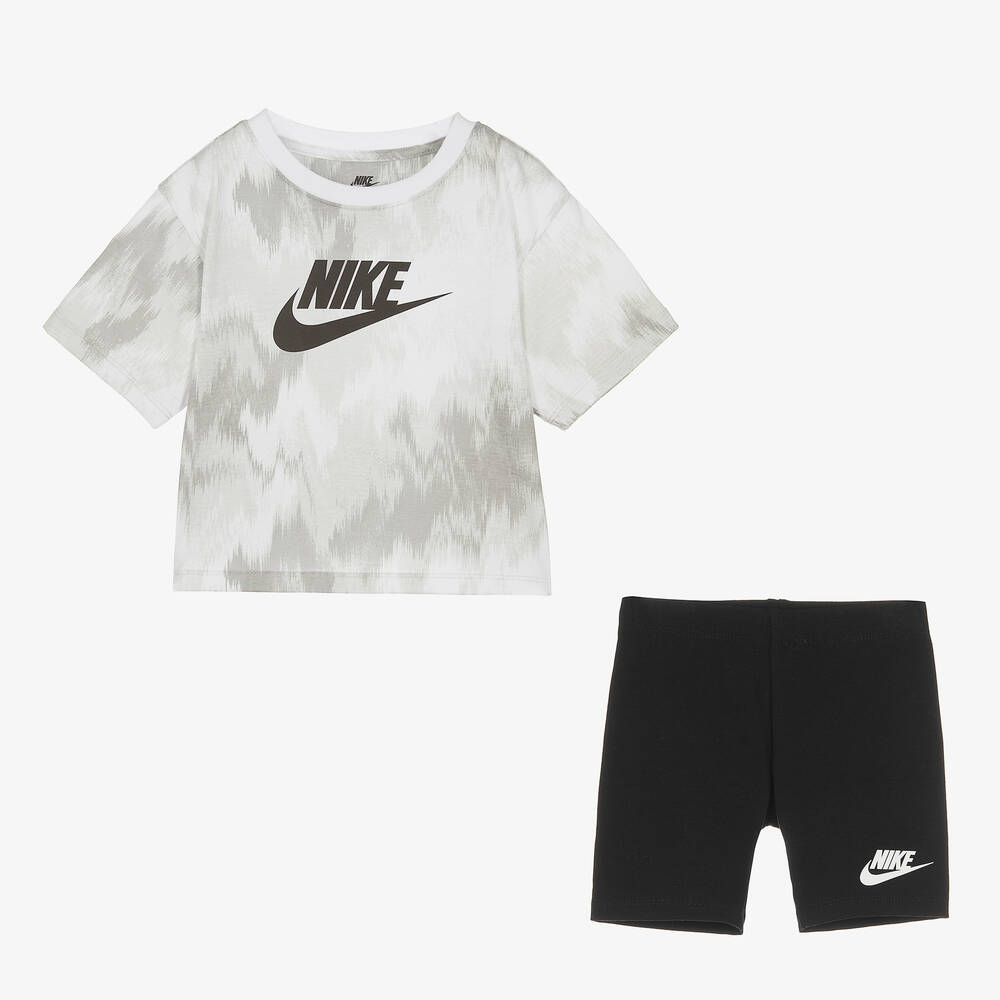 Girls grey nike shorts on sale