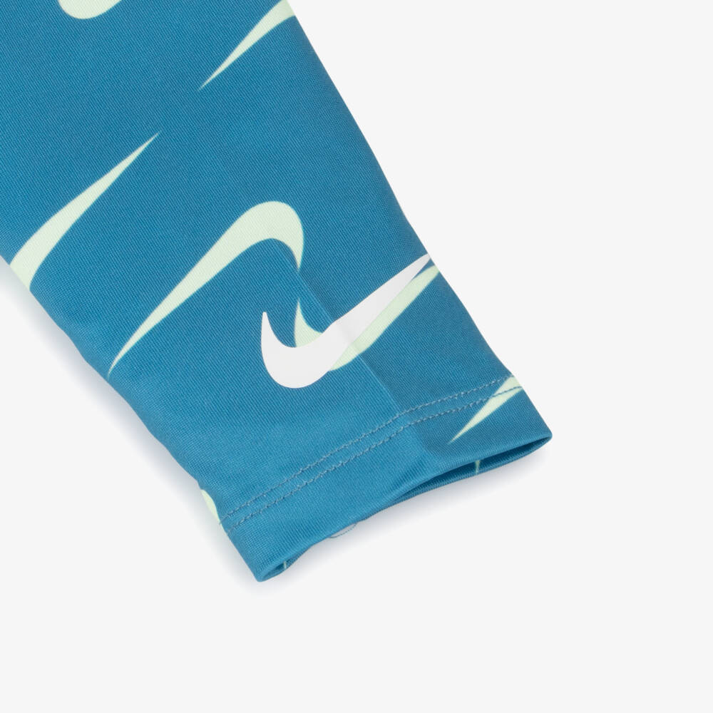 Nike-Girls Lime and Blue Outfit Set | Childrensalon Outlet