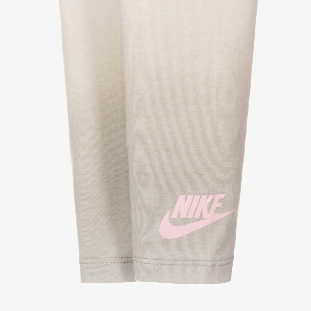 Nike - Ensemble legging rose et gris Fille