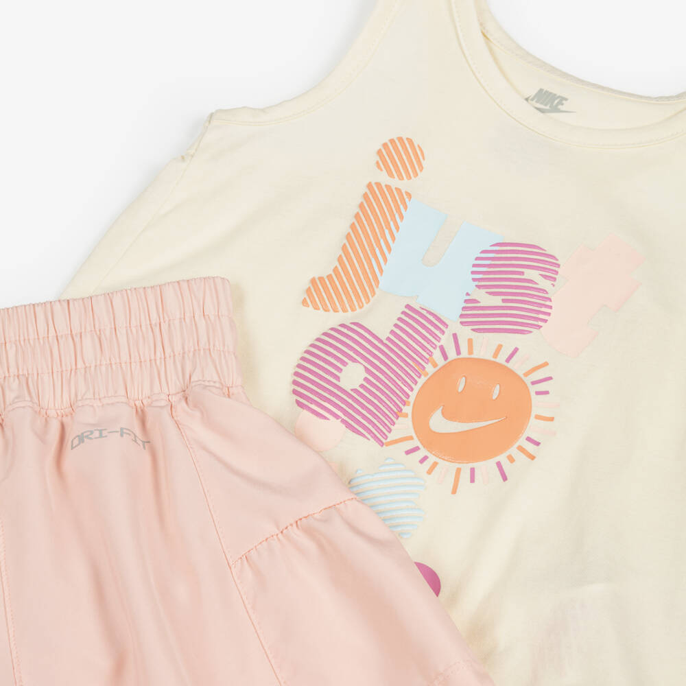 Nike-Girls Pink & Ivory Playtime Set | Childrensalon Outlet