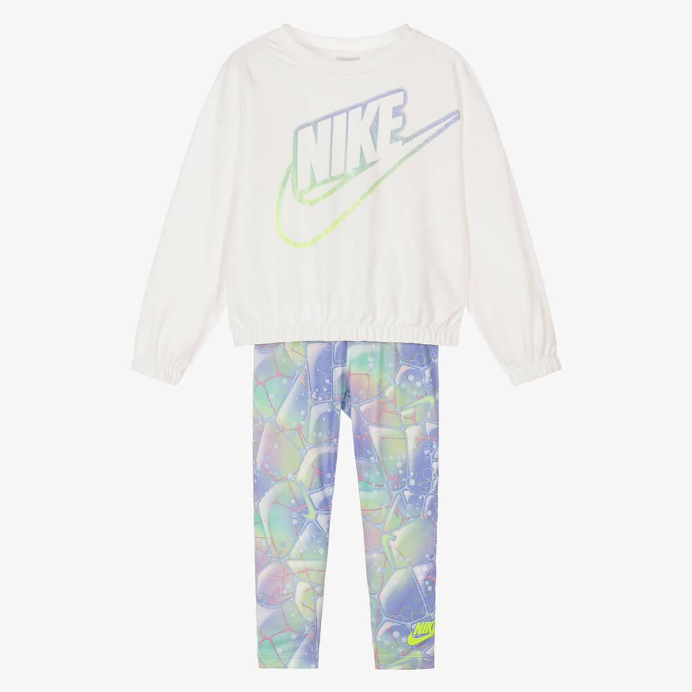 Nike - Топ и фиолетовые легинсы для девочек | Childrensalon